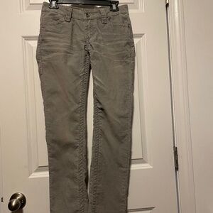Union Bay Junior’s Size 5 Corduroy Pants Grey